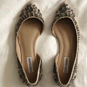 Steve Madden -  EVRLAST-  8.5 - Rhinestone Flats